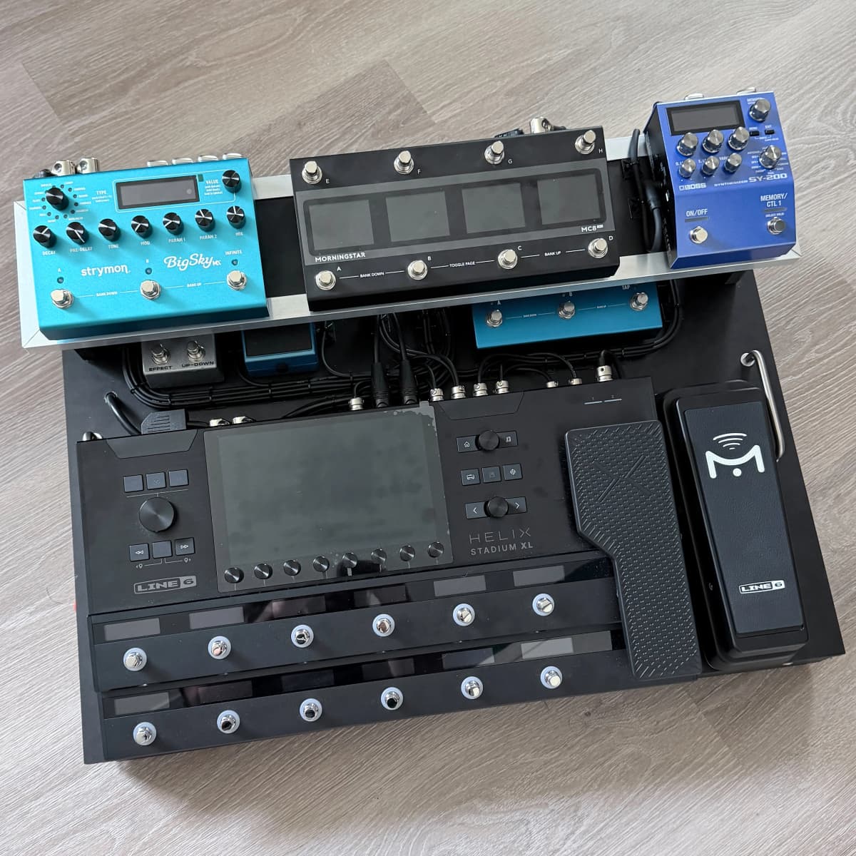 Custom pedalboard built by The Rig Doctor